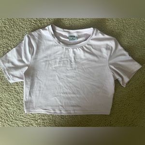 Whitney Simmons Gymshark crop tee